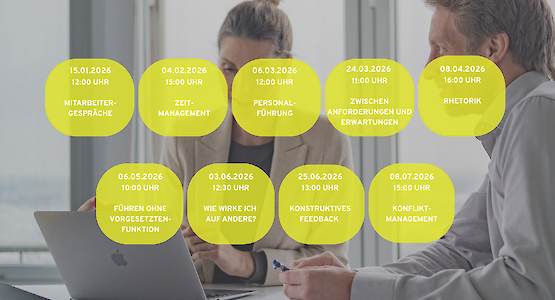 News Bild Erleben Sie unsere Webinare für das erste Halbjahr 2026!